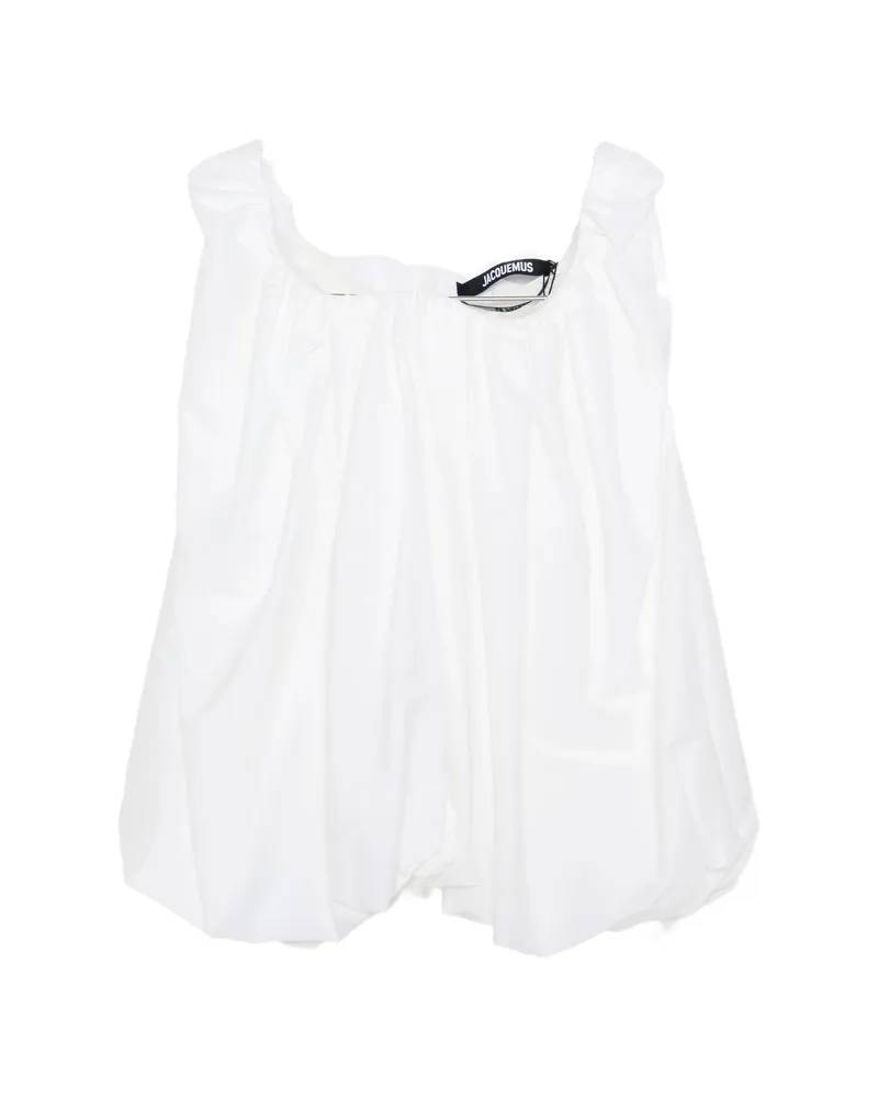Jacquemus Square-neck Top White