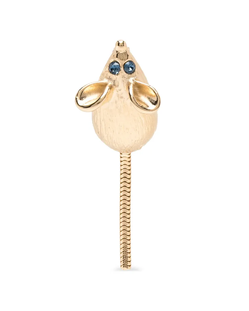 Vivetta Mouse Brooch Gold