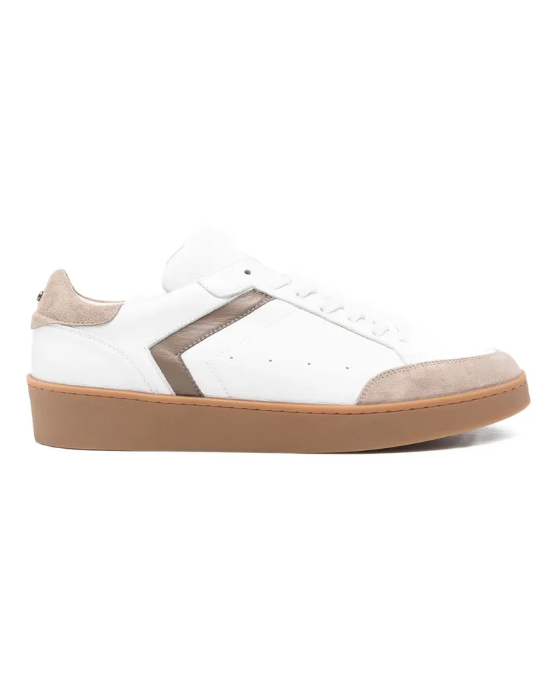 Canali Suede Sneakers White