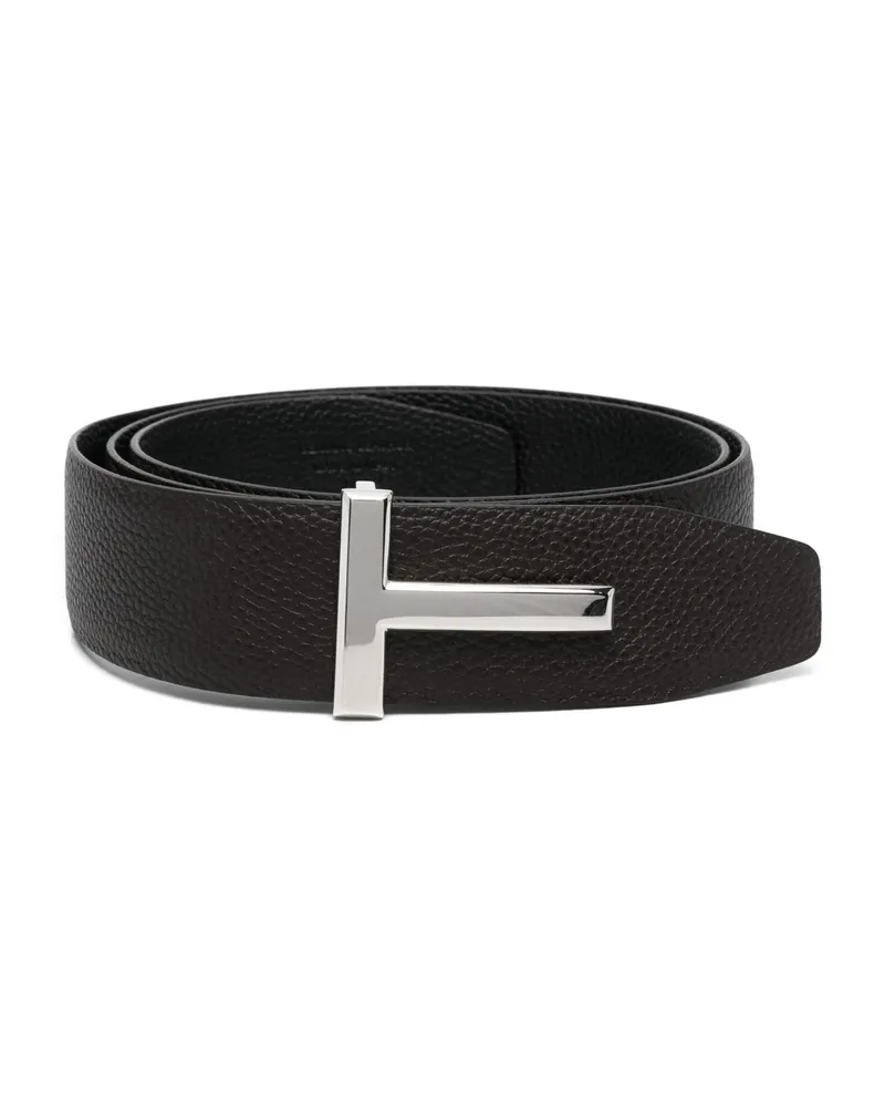 Tom Ford T Icon Reversible Belt Brown