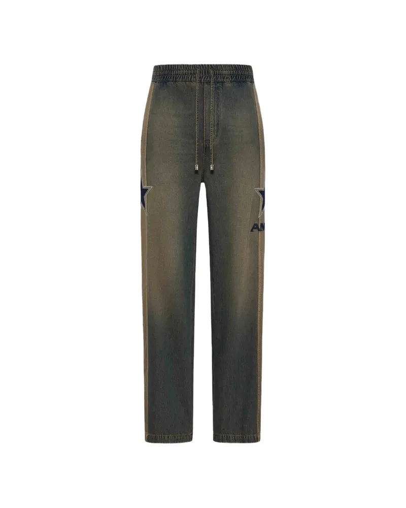 Amiri Star-detail Jeans Blue