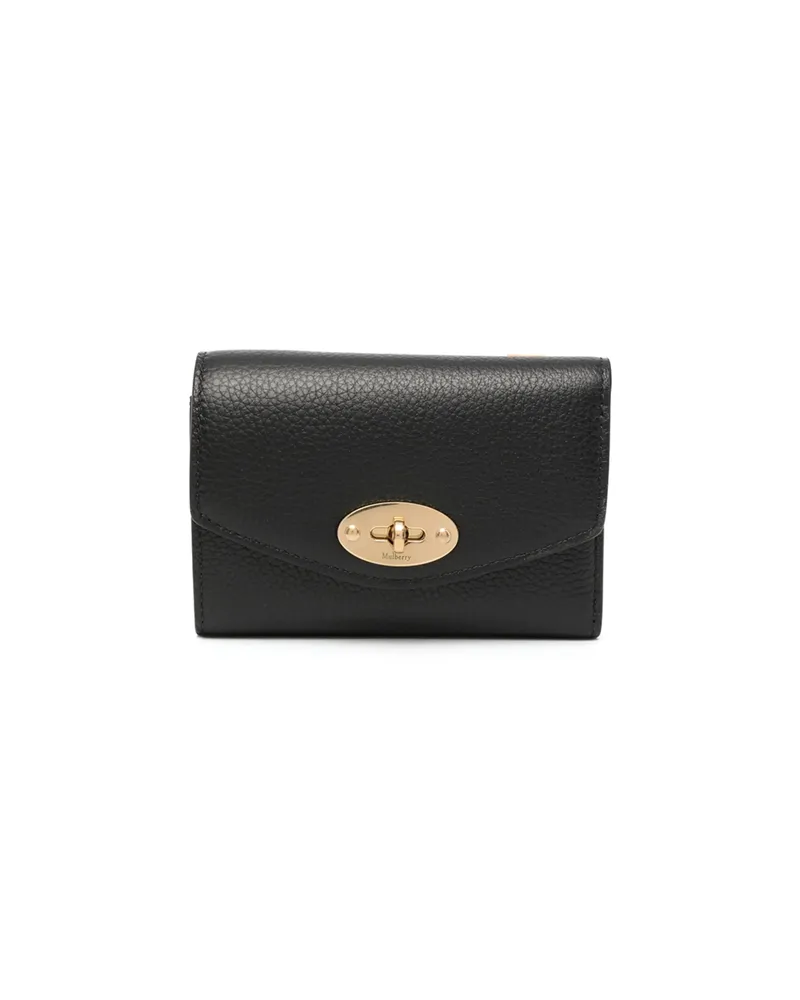 Mulberry Darley Folded Multi-card Wallet Black Small Classic Grain Black