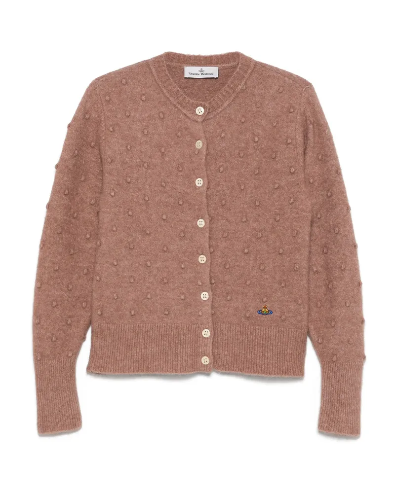 Vivienne Westwood Alpaca-blend Cardigan Pink