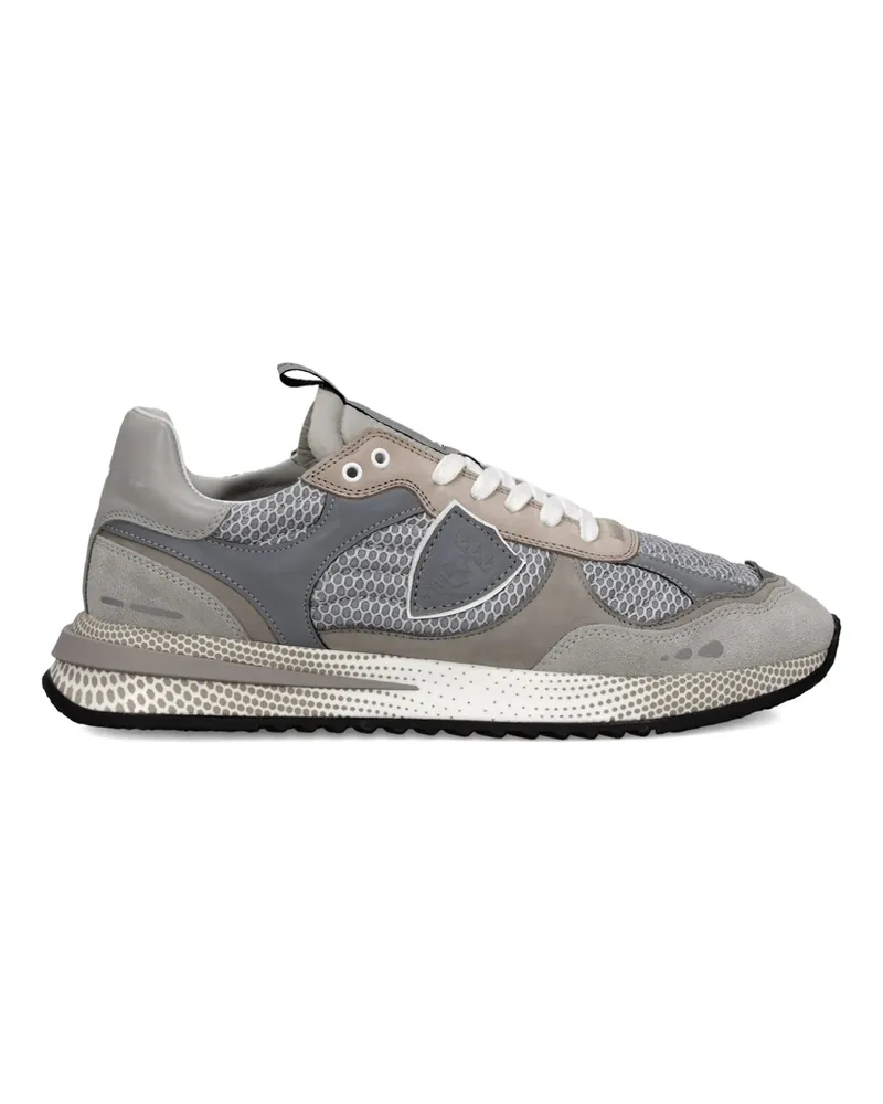 Philippe Model Olympique Mesh-panelled Sneakers Grey