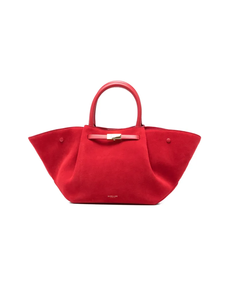 DeMELLIER Midi New York Tote Bag Red