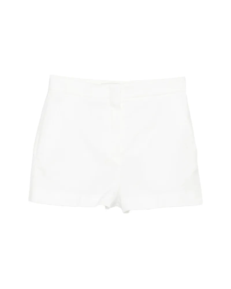 Fendi Pressed-crease Tailored Shorts White