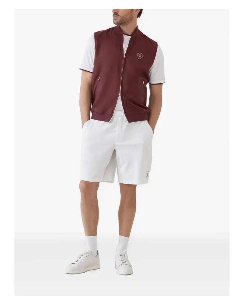 Brunello Cucinelli Elasticated-waist Shorts White