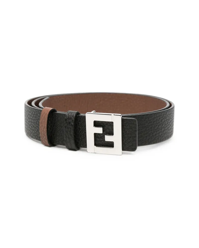 Fendi FF Logo-buckle Belt Brown
