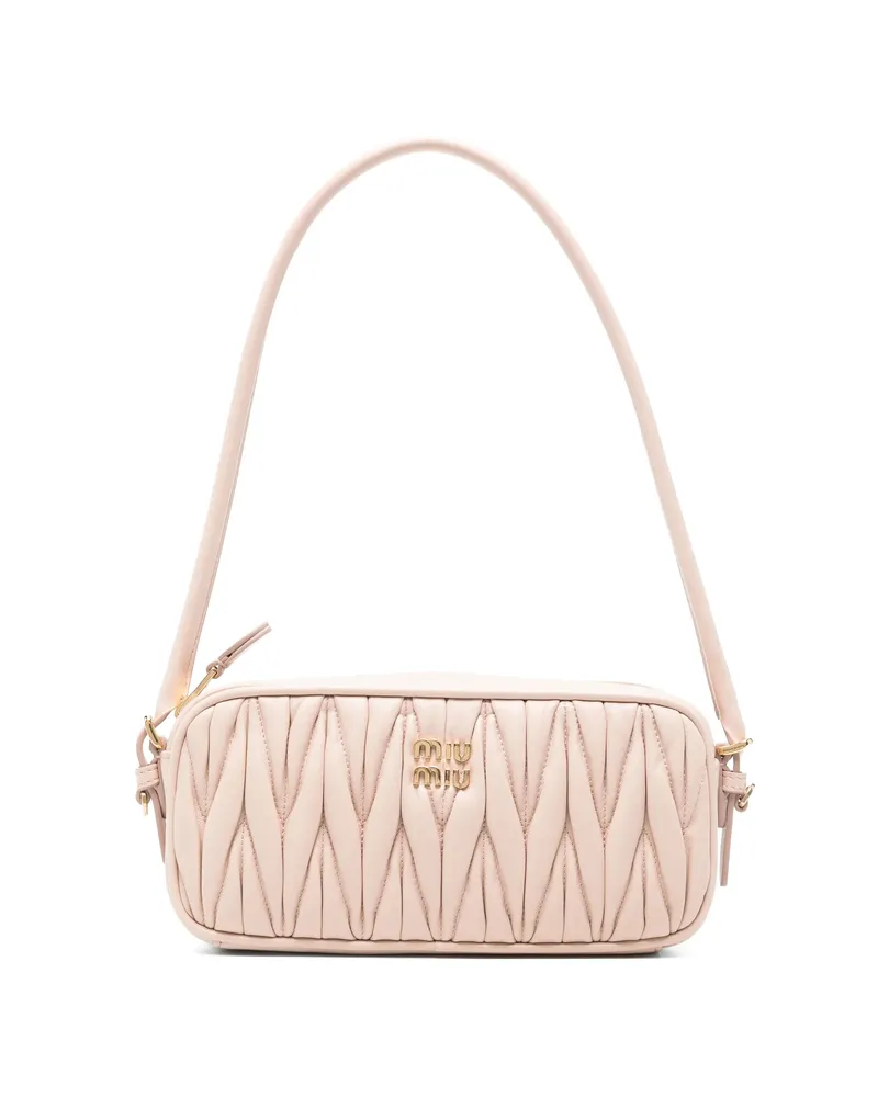 Miu Miu Leather Shoulder Bag Pink