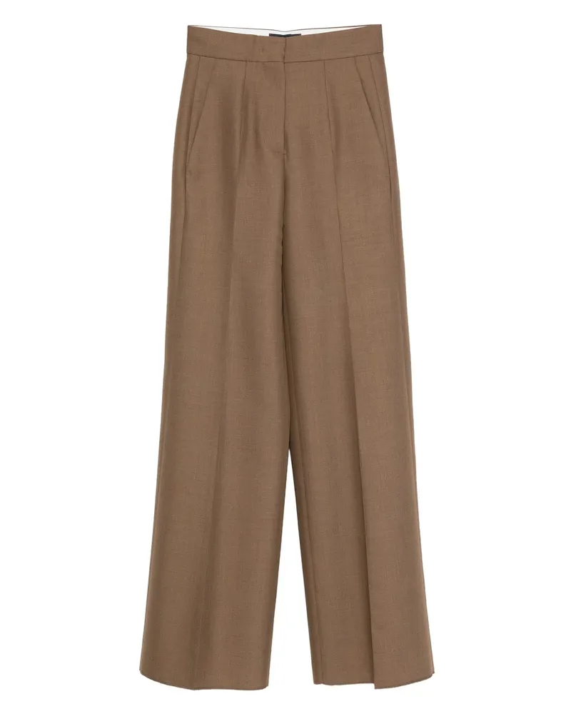 Seafarer Pleated Pants Brown