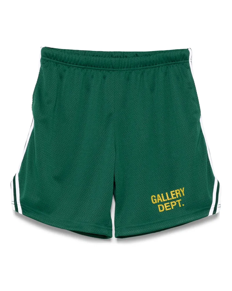 GALLERY DEPT. Logo-print Track Shorts Green