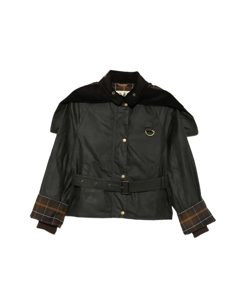 Barbour X WP Belted Waxed Jacket Green