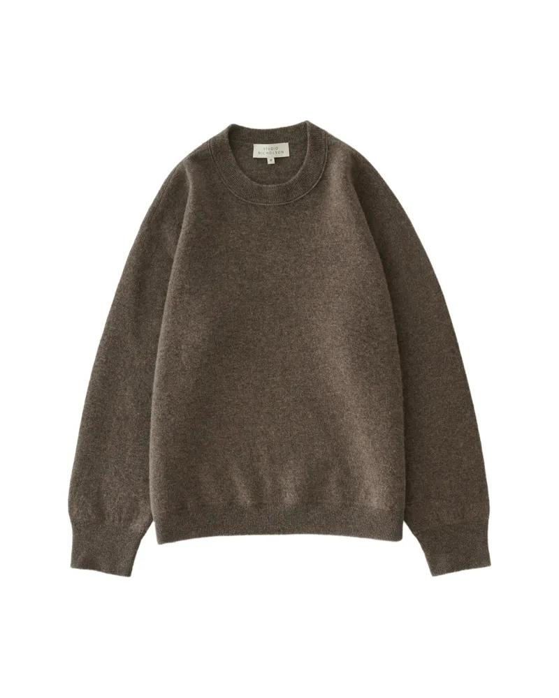 Studio Nicholson Moray Knit Sweater Brown