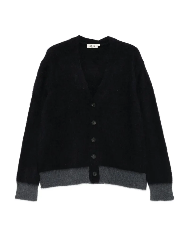 Altea Alpaca Wool-blend Cardigan Blue