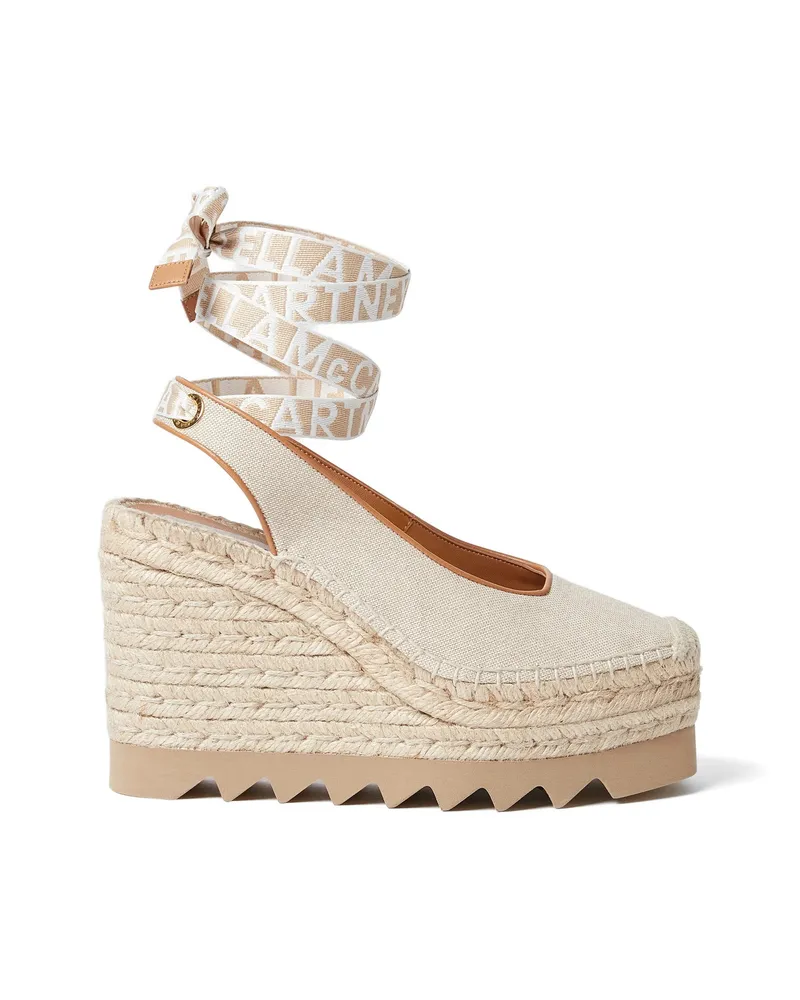 Stella McCartney Ankle-ties Wedge Espadrilles Neutrals