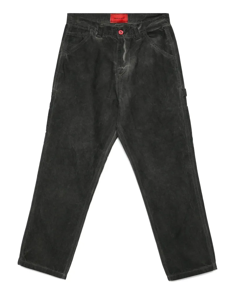 Vision Of Super Logo-patch Jeans Grey
