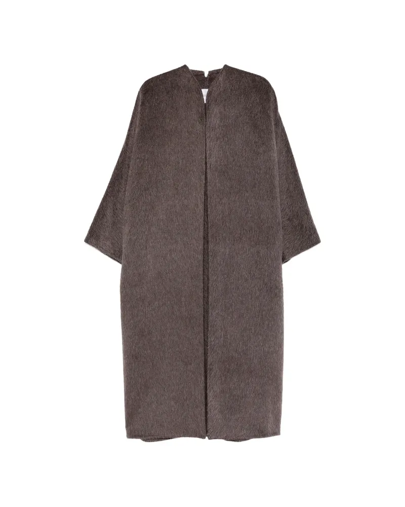 Max Mara Side-slit Coat Brown