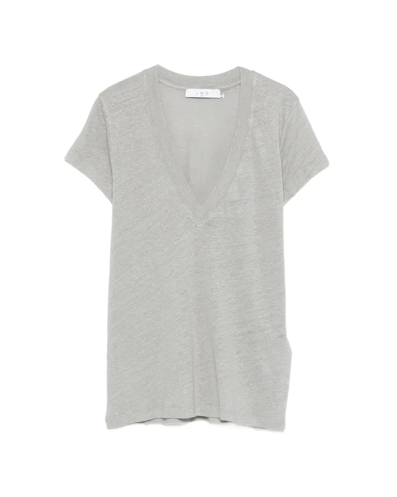 IRO Rodeo V-neck T-shirt Grey