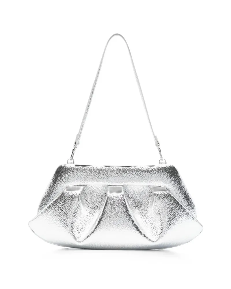 THEMOIRÈ Bios Clutch Bag Silver