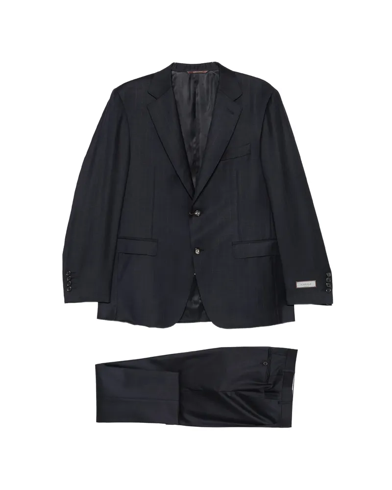 Canali Pinstripe-pattern Single-breasted Suit Blue