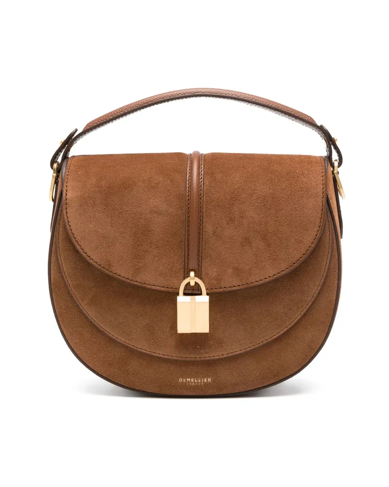DeMELLIER Siena Saddle Cross Body Bag Brown