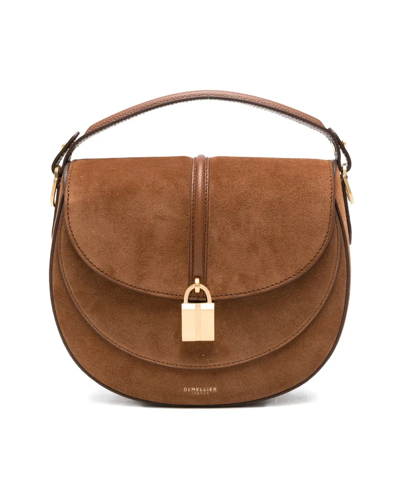 DeMELLIER Siena Saddle Cross Body Bag Brown