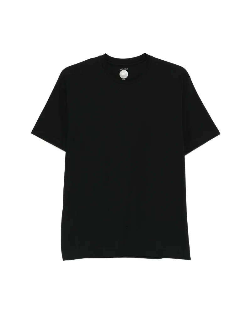 MAZZARELLI Round-neck T-shirt Black