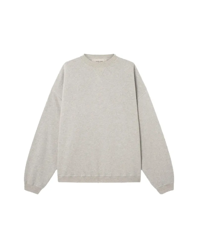 Golden Goose Crew-neck Cotton Sweatshirt Grey