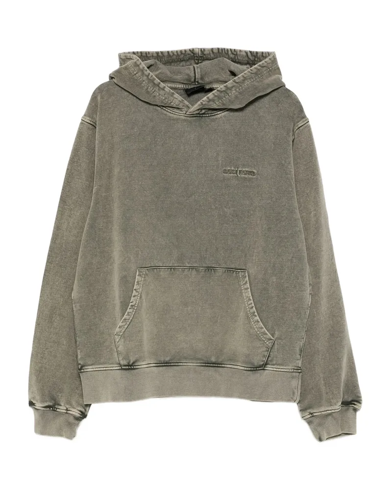 Daily Paper Logo-embroidered Cotton Hoodie Grey