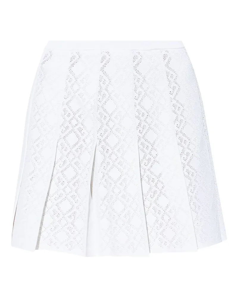 Givenchy Pleated Mini Skirt White