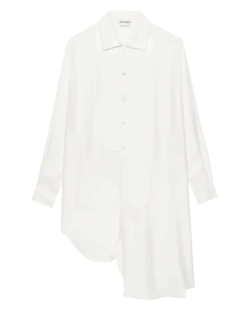 J.W.Anderson Asymmetric Midi Dress White