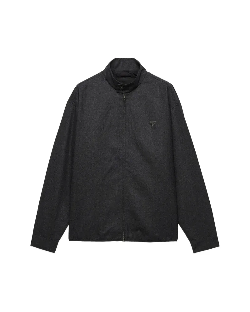 Prada Wool Shirt Grey
