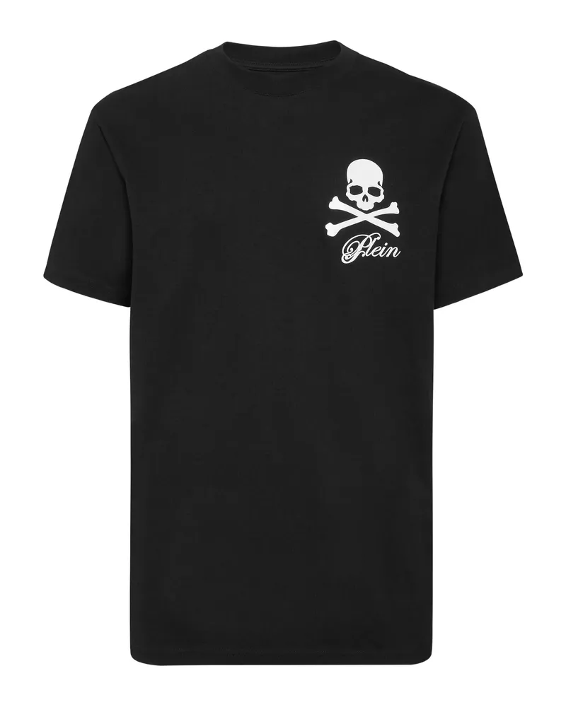Philipp Plein Skull Bones-print T-shirt Black