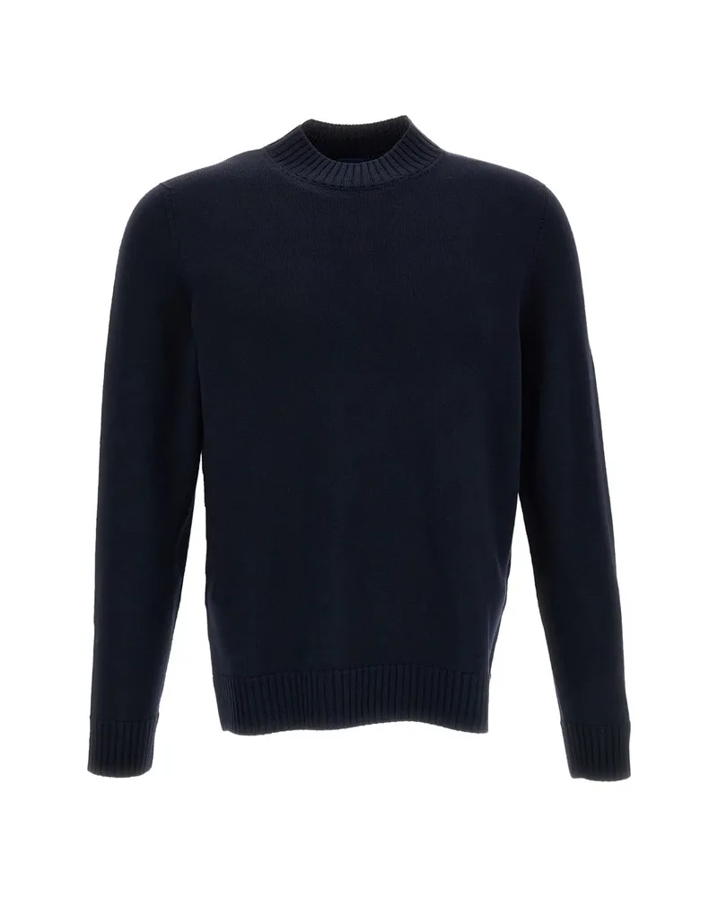 Drumohr  Merino Wool Sweater Blue