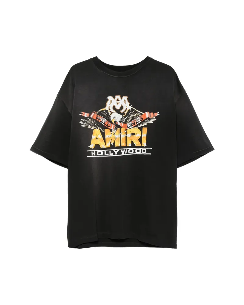 Amiri Graphic-print Short-sleeve T-shirt Black