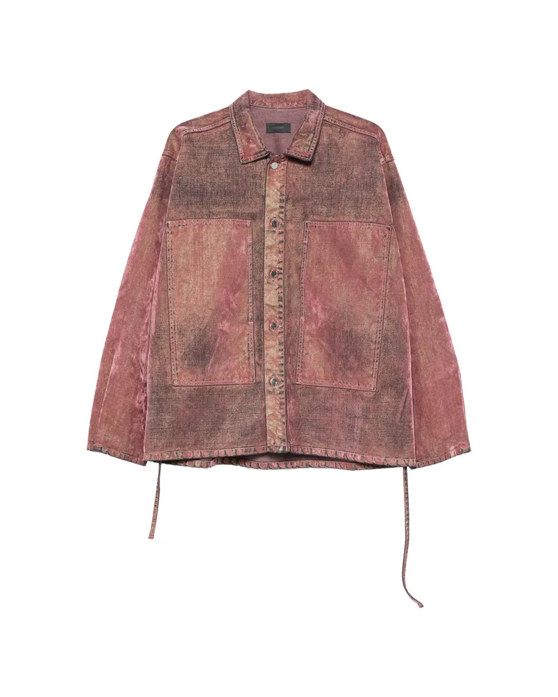 Haikure Legacy Drawstring-waistband Jacket Pink