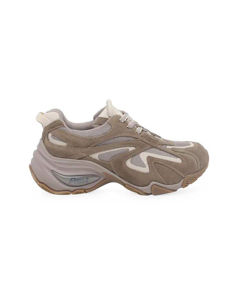 ash Viper Panelled Suede Sneakers Brown