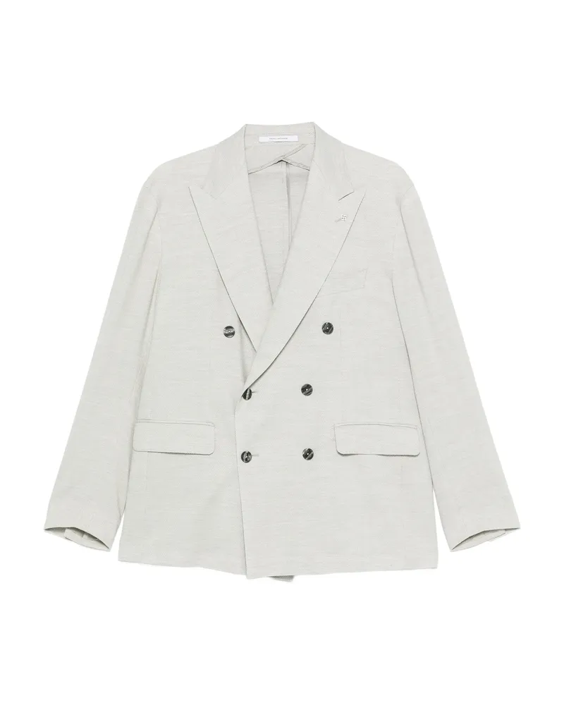 Tagliatore Double-breasted Blazer Grey