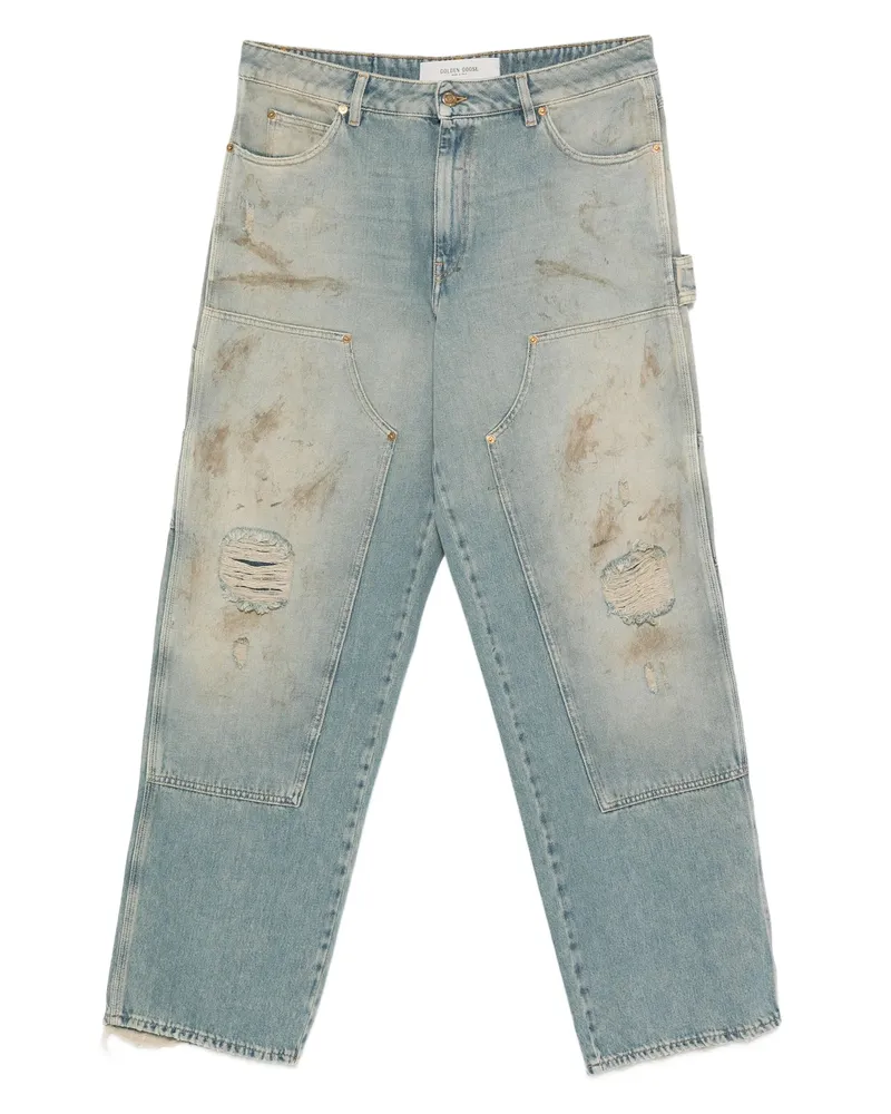 Golden Goose Distressed Jeans Blue