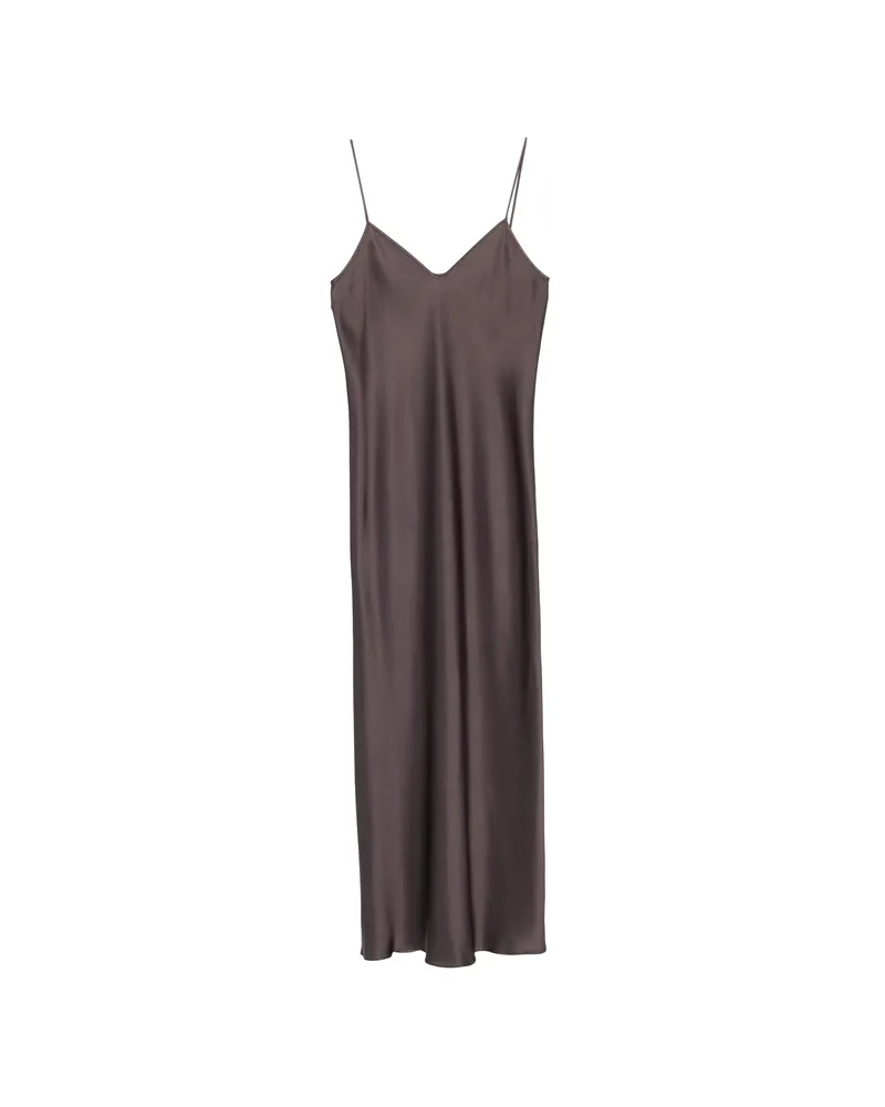 Antonelli Firenze V-neck Slip Maxi Dress Brown