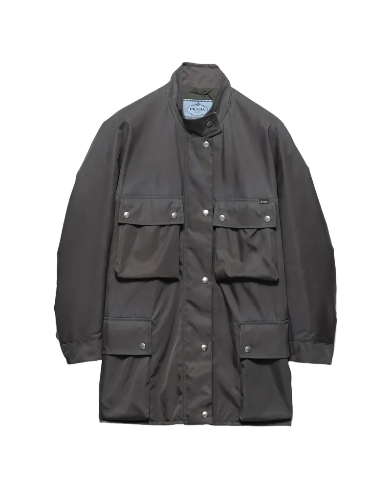 Prada Re-Nylon Washed Jacket Grey