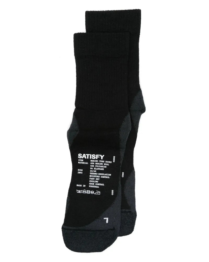 Satisfy Tube Socks Black