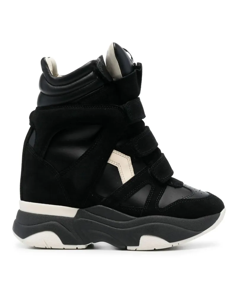 Isabel Marant Balskee High-top Leather Sneakers Black