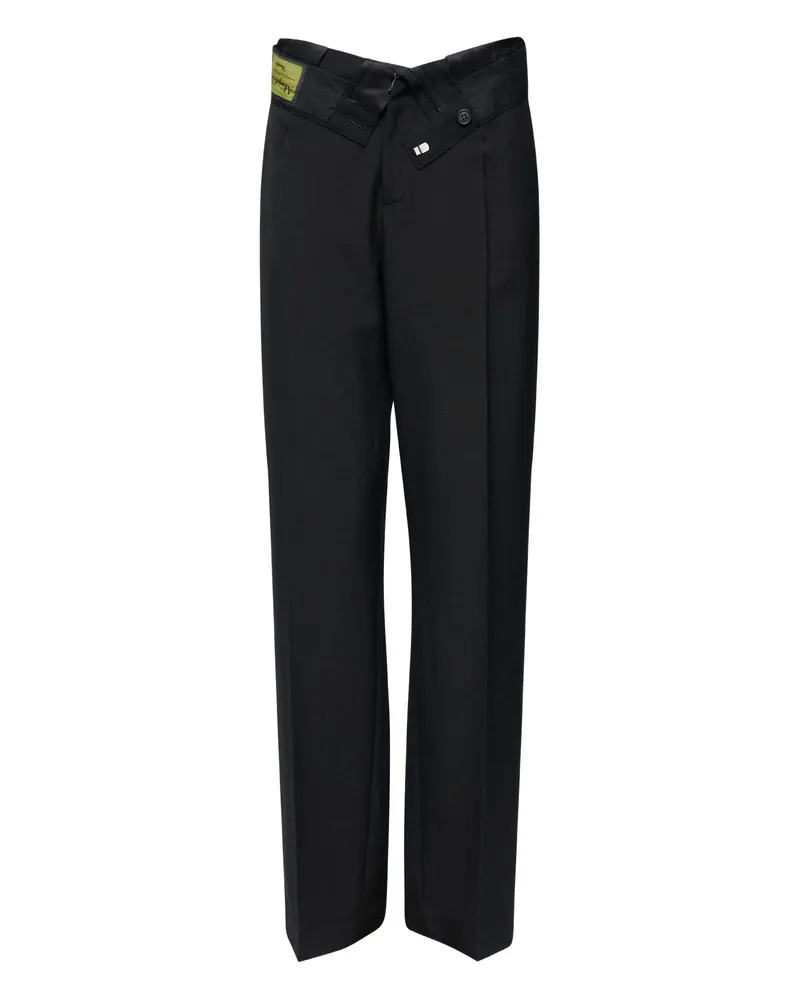 Maison Margiela Cross-over Tailored Trousers Black