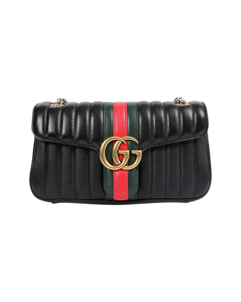 Gucci Jetset GG Marmont Medium Shoulder Bag Black