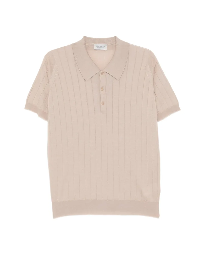 John Smedley Williams Polo Shirt Brown