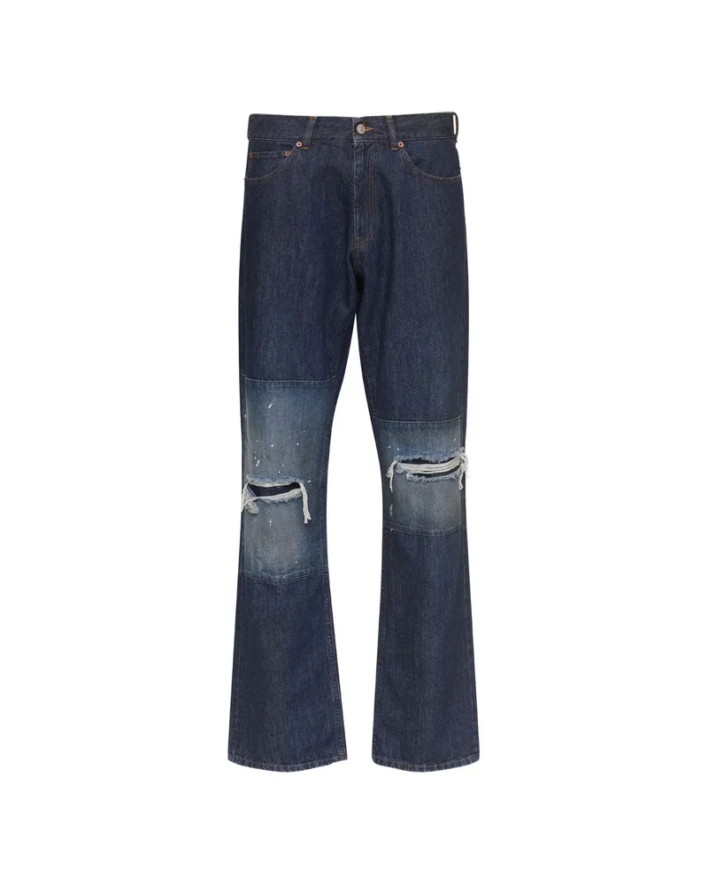 Maison Margiela Straight-leg Jeans Blue