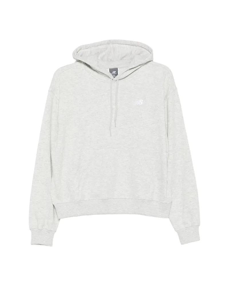 New Balance Logo-detail Hoodie Grey