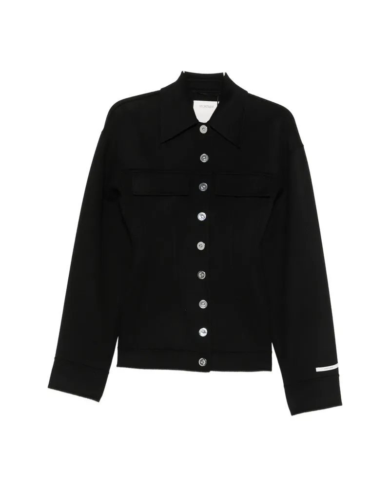 SPORTMAX Buttoned Jacket Black