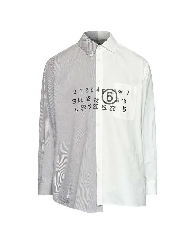 Maison Margiela Cotton Poplin Shirt White